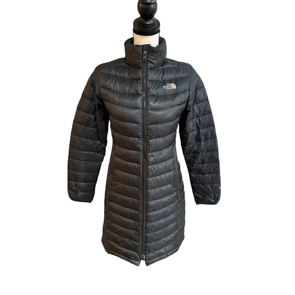The North Face Women's XS 700 Down Gotham Long Puffer Coat Black Lightweight